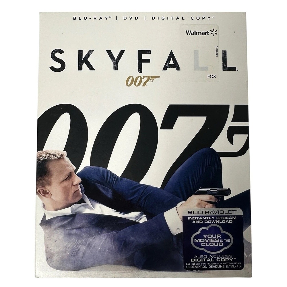 Skyfall James Bond 007‎ Blu-ray DVD Combo Daniel Craig Action with Slipcover